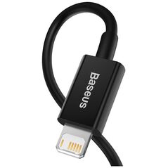 Καλώδιο USB Baseus USB-A - Lightning 1 m Μαύρο (BSU2660BLK)