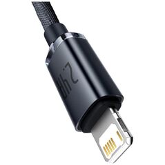 Καλώδιο USB Baseus USB-A - Lightning 2 m Μαύρο (CAJY000101)