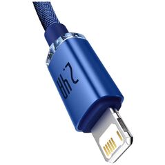 Καλώδιο USB Baseus USB-A - Lightning 2 m Μπλε (BSU3025BLU)