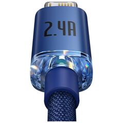 Καλώδιο USB Baseus USB-A - Lightning 2 m Μπλε (BSU3025BLU)