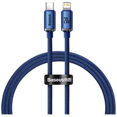 Καλώδιο USB Baseus USB-C - Lightning 1.2 m Μπλε (baseus_20220224141920)
