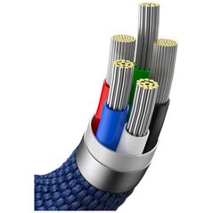 Καλώδιο USB Baseus USB-C - Lightning 1.2 m Μπλε (baseus_20220224141920)