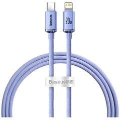 Καλώδιο USB Baseus USB-C - Lightning 1.2 m Μωβ (FD-2259-6932172602765)