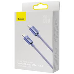 Καλώδιο USB Baseus USB-C - Lightning 1.2 m Μωβ (FD-2259-6932172602765)