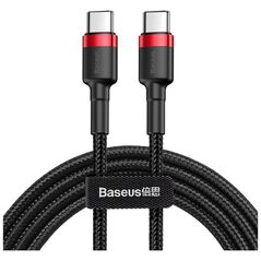 Καλώδιο USB Baseus USB-C - USB-C 2 m Μαύρο (CATKLF-H91)