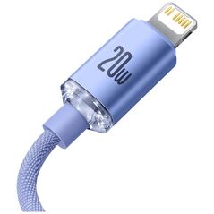 Καλώδιο USB Baseus USB-C - Lightning 2 m Μωβ (FD-2310-6932172602796)