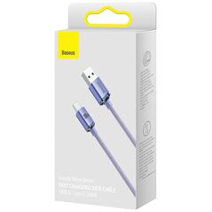 Καλώδιο USB Baseus USB-A - USB-C 2 m Μωβ (baseus_20220224125845)