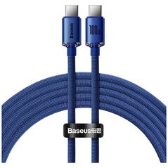 Καλώδιο USB Baseus USB-C - USB-C 2 m Μπλε (baseus_20220224133557)
