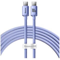 Καλώδιο USB Baseus USB-C - USB-C 2 m Μωβ (baseus_20220224134343)