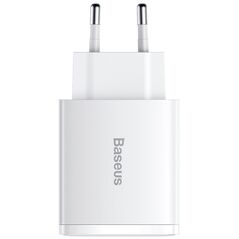 Φορτιστής Baseus CCXJ-E02 2x USB-A 1x USB-C 3 A (BSU2896WHT)