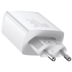 Φορτιστής Baseus CCXJ-E02 2x USB-A 1x USB-C 3 A (BSU2896WHT)