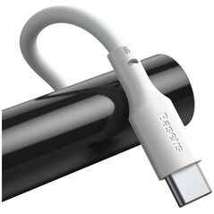 Καλώδιο USB Baseus USB-A - USB-C 1.5 m Λευκό (TZCATZJ-02)