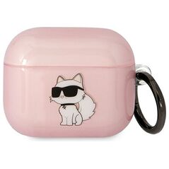 Κάλυμμα Airpods 3 Karl Lagerfeld KLA3HNCHTCP ροζ Ikonik Choupette