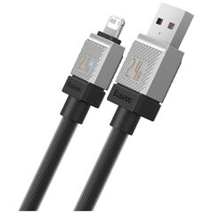 Baseus cable CoolPlay USB - Lightning 2m 2,4A black 6932172626761