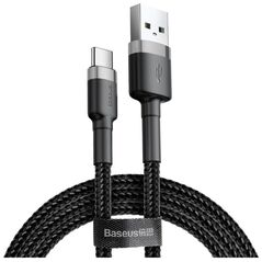 Καλώδιο USB Baseus USB-A - USB-C 3 m Μαύρο-γκρι (6953156296343)
