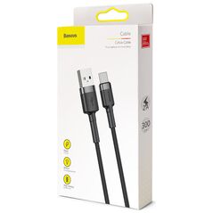 Καλώδιο USB Baseus USB-A - USB-C 3 m Μαύρο-γκρι (6953156296343)