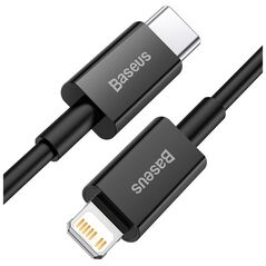 Καλώδιο USB Baseus USB-C - Lightning 2 m Μαύρο (BSU2663BLK)