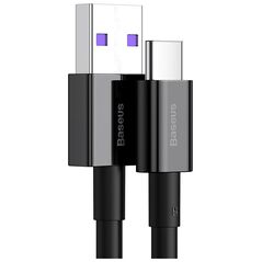 Καλώδιο USB Baseus USB-A - USB-C 2 m Μαύρο (CATYS-A01)