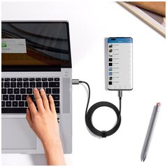 Καλώδιο USB Baseus USB-A - USB-C 1 m Μαύρο (P10320102114-00)