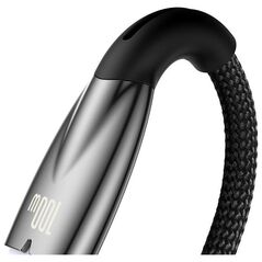 Καλώδιο USB Baseus USB-A - USB-C 1 m Μαύρο (BSU3849)