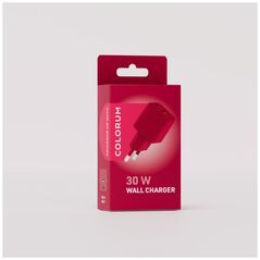 COLORUM wall charger USB-A + USB-C PD 30W CLS30-AC-02 xMagenta 5907457718579