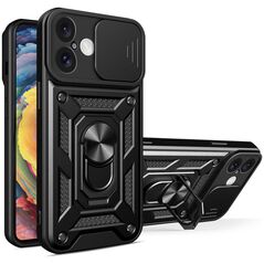 Defender Slide case for iPhone 16 6,1" black 5907457779488