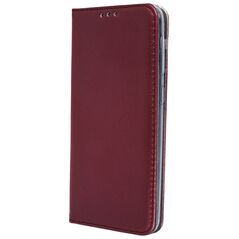 Case SAMSUNG GALAXY S24 FE Wallet with a Flap Leatherette Holster Magnet Book burgundy