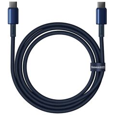 Καλώδιο USB Baseus USB-C - USB-C 1 m Μπλε (BSU4879)