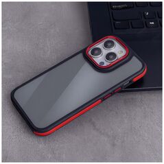 Crystal Black case for Samsung Galaxy M55 5G red 5907457794665