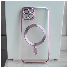 Color Chrome Mag case for Samsung Galaxy S25 Ultra rose gold 5906961928115