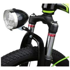 Aptel Μπροστινό Φως Ποδηλάτου Retro 3xLED μαύρο χρώμιο ZD14A