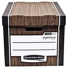 Fellowes Woodgrain Archiving Box - Καφέ 61002 FELLOWES