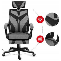 Πολυθρόνα Huzaro gaming Combat 5.0 Grey