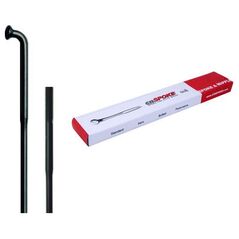 Cn Spoke ακτίνες DB454 2.0-1.8-2.0 ανοξείδωτο ατσάλι 264mm μαύρες + νίπλες 144τμχ.