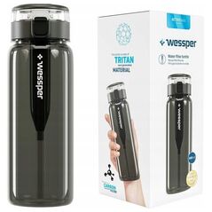 Γυάλινο μπουκάλι φιλτραρίσματος Wessper ActiveMax Clarti 0,68 l