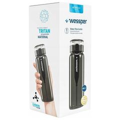 Γυάλινο μπουκάλι φιλτραρίσματος Wessper ActiveMax Clarti 0,68 l