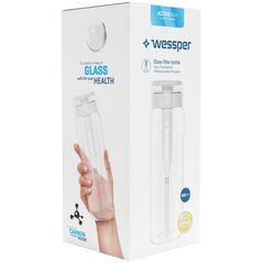 Γυάλινο μπουκάλι φιλτραρίσματος Wessper ActiveMax Clarti Glass 680ml