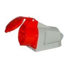 Σταθερή πρίζα εγκατάστασης Tarel 32A 400V κόκκινη 3P+N+Z IP44 (EX-TGN-127)