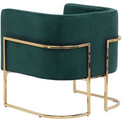Beliani Πράσινη βελούδινη πολυθρόνα SIRKKA 8397495 4251682232012