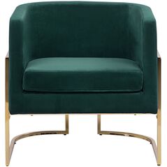 Beliani Πράσινη βελούδινη πολυθρόνα SIRKKA 8397495 4251682232012