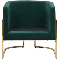 Beliani Πράσινη βελούδινη πολυθρόνα SIRKKA 8397495 4251682232012