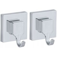 Wenko Βεντούζες QUADRO, Vacuum-Loc, 2 τεμάχια σετ, WENKO