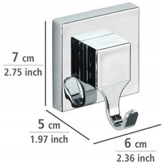 Wenko Βεντούζες QUADRO, Vacuum-Loc, 2 τεμάχια σετ, WENKO