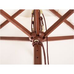 Ομπρέλα Κήπου Beliani 144 x 195 εκ. μπεζ FLAMENCO (58129) 8397514 4260580928132