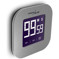 Χρονόμετρο GreenBlue ψηφιακός Μαγνήτης με οθόνη αφής μαύρο (GB524)