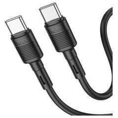 Καλώδιο USB Hoco HOCO καλώδιο Τύπου C σε Τύπου C PD 3A 60W X83 1 m μαύρο
