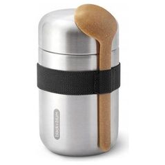 Θερμός φαγητού από ανοξείδωτο χάλυβα, μαύρο