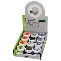 Κουδούνι ποδηλάτου Widek WHITE COLLECTION μίξη χρωμάτων κουτί 12τμχ. (WDK-002666)