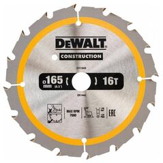 Πριόνι δίσκου Dewalt 165x20mmx16z - DT1948-QZ