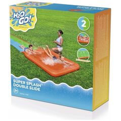 1life Διπλή νεροτσουλήθρα Super Splash για παιδιά 3+ BESTWAY Διαδρομή 531cm + Παιδική πισίνα 129 l + Ντους